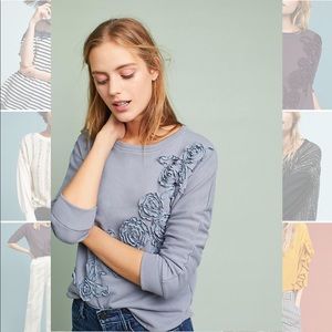 ⭐️ ANTHROPOLOGIE: Frill Sweater